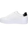 Sneaker CALVIN KLEIN  für Damen YW0YW01294 BOLD VULC FLATF  01W BRIGHT WHITE-BLACK