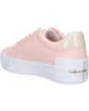 Sneaker CALVIN KLEIN  für Damen YW0YW01294 BOLD VULC FLATF  0J2 PEACH BLUSH-EGGSHELL