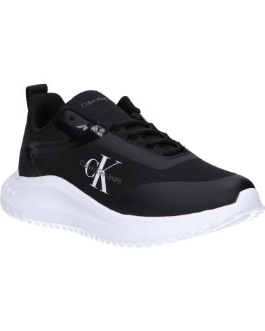 Sneaker CALVIN KLEIN  für Damen YW0YW01442 EVA RUNNER LOW  0GM BLACK-BRIGHT WHITE
