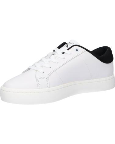 Sneaker CALVIN KLEIN  für Damen YW0YW01444 CLASSIC CUPSOLE  0GM BLACK-BRIGHT WHITE