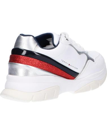 Woman sports shoes TOMMY HILFIGER T3A4-31175-0196X256  BIANCO-MULTICOLOR