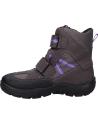 Woman and girl boots GEOX J64D4C 0FUAU J FROSTY WPF  C9275 DK GREY-LILAC