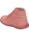 boy and girl Mid boots KICKERS 695074 BONBON-2  131 ROSE CLAIR PERM