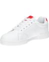Sneaker KAPPA  für Damen und Mädchen und Junge 331C1GW ADENIS JUNIOR LACE  A66 - WHITE-RED-WHITE OFF