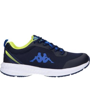 Woman and girl and boy Trainers KAPPA 381F58W GLINCH JR LACE  A1V - BLUE MARINE-GREEN LIME