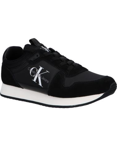Woman Trainers CALVIN KLEIN YW0YW00840 SOCK LACEUP  01H BLACK