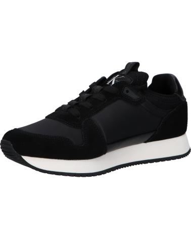 Woman Trainers CALVIN KLEIN YW0YW00840 SOCK LACEUP  01H BLACK