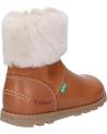 girl and boy boots KICKERS 878683-10 NONOFUR  116 CAMEL