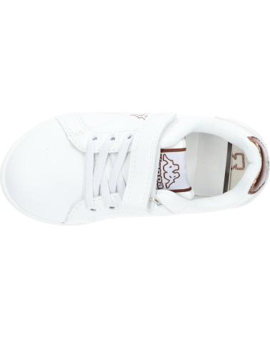 girl and boy Trainers KAPPA 331D24W ADENIS EV INF  A1P - WHITE-BROWN BRONZE