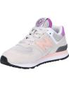 Zapatillas deporte NEW BALANCE  pour Fille PC574HZ1  SUMMER FOG