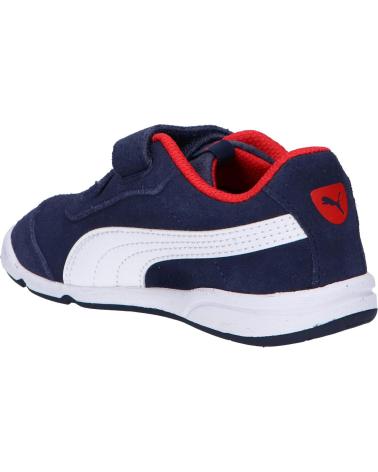 girl and boy sports shoes PUMA 371231 STEPFLEEX 2  09 PEACOAT-RISK RED