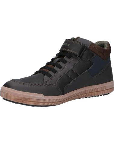boy Mid boots GEOX J044AA 05411 J ARZACH  C0947 BROWN-NAVY