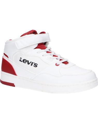 Zapatillas deporte LEVIS  de Mujer y Niña y Niño VIRV0013T BLOCK  0079 WHITE RED