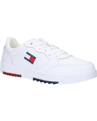 Sportif TOMMY HILFIGER  pour Homme EM0EM01397 RETRO ESS  YBS WHITE