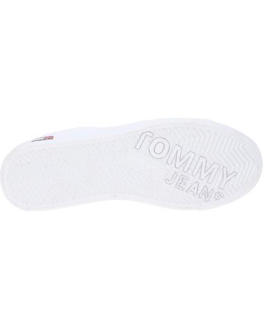 Man Trainers TOMMY HILFIGER EM0EM01398 VULCANIZED ESS  YBS WHITE