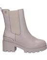 Stivali TOMMY HILFIGER  per Donna FW0FW07761 LEATHER MID HEEL BOOT  PKB SMOOTH TAUPE