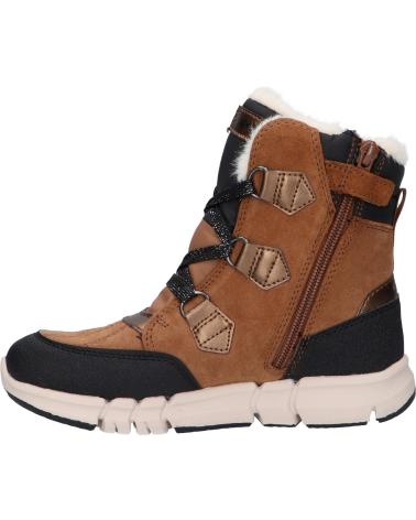 Woman and girl Mid boots GEOX J16APA 022FU J FLEXYPER  C6175 WHISKY