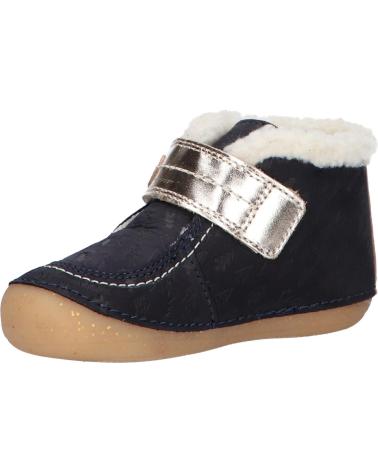 Chaussures KICKERS  pour Fille 909730-10 SO SCHUSS  102 MARINE OR FANTA