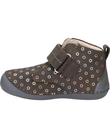 girl and boy Mid boots KICKERS 915398-10 SABIO  123 GRIS FONCE FLOW