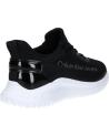 Zapatillas deporte CALVIN KLEIN  pour Femme YW0YW01303 EVA RUN SLIPON  0GM BLACK-BRIGHT WHITE