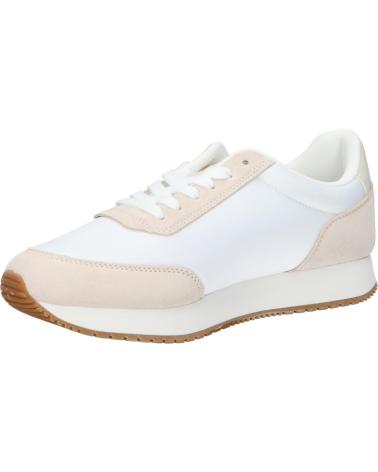 Sneaker CALVIN KLEIN  für Damen YW0YW01326 RETRO RUNNER  02Y BRIGHT WHITE-CREAMY WHITE
