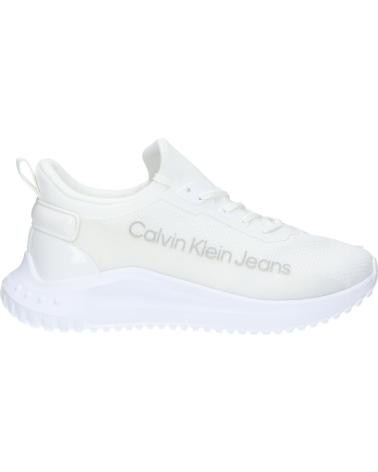 Zapatillas deporte CALVIN KLEIN  de Mujer YW0YW01303 EVA RUN SLIPON  01W BRIGHT WHITE-BLACK