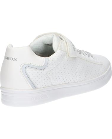Sneaker GEOX  für Mädchen und Junge J355VA 054FU J DJROCK  C1236 WHITE-LT GREY
