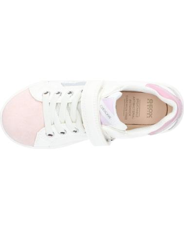 Woman and girl Trainers GEOX J35GZA 08514 J FASTICS  C0674 WHITE-ROSE