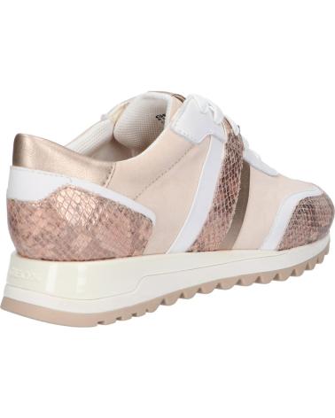 Woman and girl Trainers GEOX D16AQA 085RY D TABELYA  C1ZH8 WHITE-ROSE GOLD