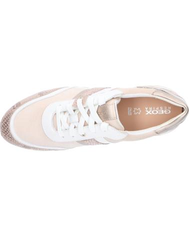 Woman and girl Trainers GEOX D16AQA 085RY D TABELYA  C1ZH8 WHITE-ROSE GOLD