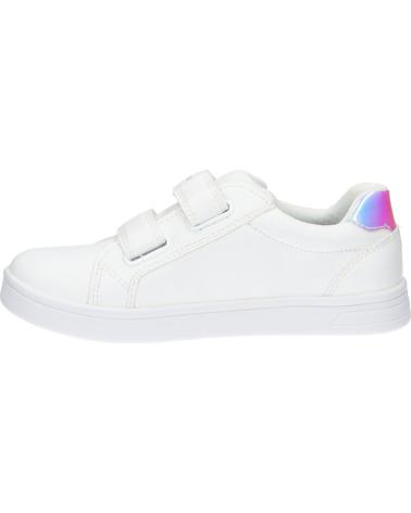 Sneaker GEOX  für Mädchen und Junge J354MA 054AJ J DJROCK  C0007 WHITE-SILVER