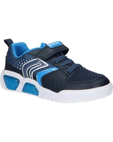Sneaker GEOX  für Junge J35GVA 011FE J ILLUMINUS  C0693 NAVY-LT BLUE