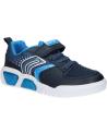 Sneaker GEOX  für Junge J35GVA 011FE J ILLUMINUS  C0693 NAVY-LT BLUE