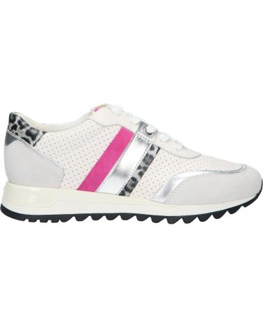 Sneaker GEOX  für Damen und Mädchen D16AQA 08522 D TABELYA  C0835 OFF WHITE-FUCHSIA