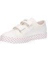 girl and Woman Trainers GEOX J3504G 01054 JR CIAK  C0050 WHITE-RED