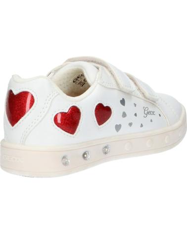 Sneaker GEOX  für Mädchen J358WA 054AS J SKYLIN  C0050 WHITE-RED