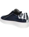 Woman and girl Trainers GEOX D15FED 041BN D PONTOISE  C0040 BLUE-SILVER