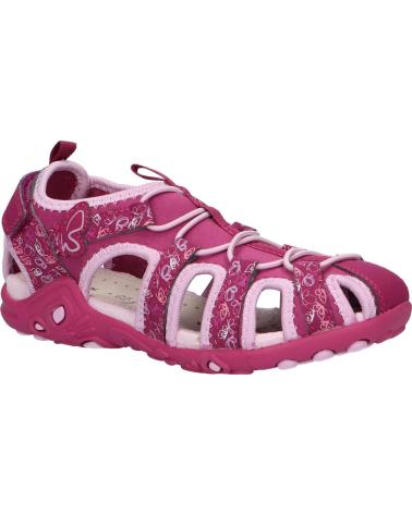 Woman and girl Sandals GEOX J35GRA 015CE J SANDAL WHINBERRY  CP8E8 DK RASPBERRY-PINK
