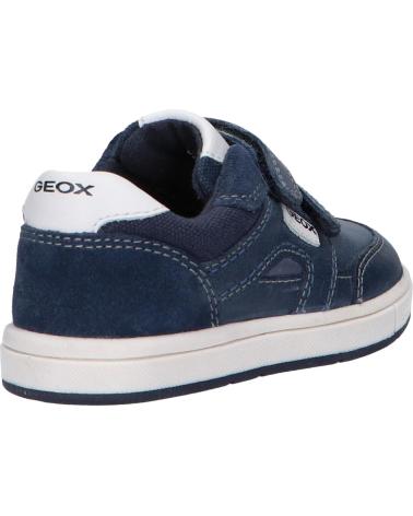 girl and boy Trainers GEOX B2543A 0CL22 B TROTTOLA  C4211 NAVY-WHITE