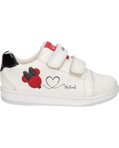 girl and boy Trainers GEOX B351HA 08502 B NEW FLICK  C0050 WHITE-RED