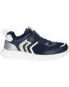 Sportif GEOX  pour Garçon J16DMA 0CE14 J ARIL  C0673 NAVY-SILVER