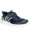 Sportif GEOX  pour Garçon J16DMA 0CE14 J ARIL  C0673 NAVY-SILVER