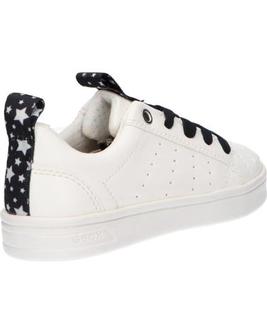 Deportivas GEOX  de Niña J354MD 000BC J DJROCK  C0404 WHITE-BLACK