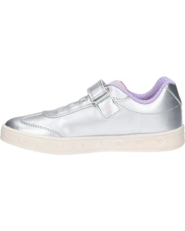 Sneaker GEOX  für Mädchen J358WB 0AJAY J SKYLIN  C1239 SILVER-MULTICOLOR