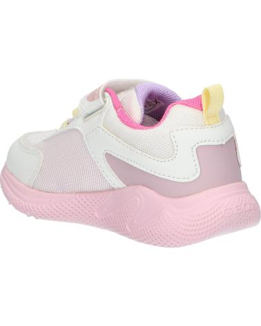 Sportif GEOX  pour Fille B254TB 01454 B SPRINTYE  C0653 WHITE-MULTICOLOR