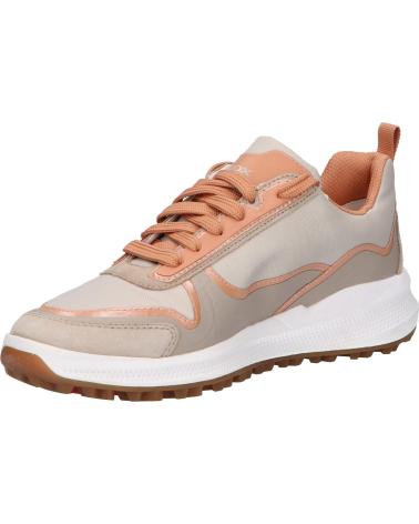 Woman and girl Trainers GEOX D35FXB 09J11 D PG1X  C5ZD8 SAND-PEACH