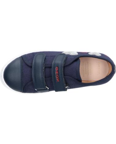 Woman and girl Trainers GEOX J3504G 01054 JR CIAK  C0673 NAVY-SILVER