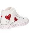 girl Trainers GEOX J3504H 01054 JR CIAK  C0050 WHITE-RED