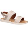 Sandalen GEOX  für Damen D35NNA 0AJ22 D DANDRA  C2L1Q LT GOLD-OFF WHITE