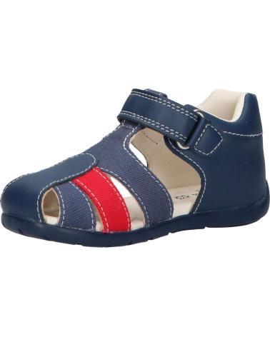 Sandali GEOX  per Bambino B021PC 05410 B ELTHAN  C4245 LT NAVY-RED